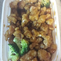 General Tso's Chicken. Also yum!!