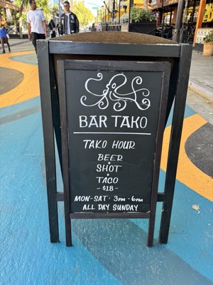 Menu photo 1 Bar Tako San Jose, CA Menu photo 1 Bar Tako San Jose, CA