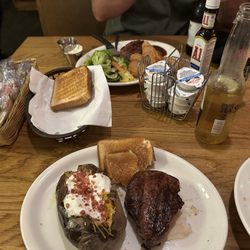 Angelo's Steak Pit - Fillet and loaded baked potato
