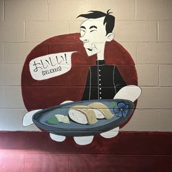 Momiji Sushi Bar & Teriyaki - Cute murals outside