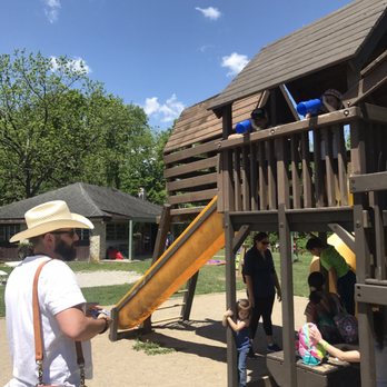 Olentangy Indian Caverns - Playground with rock climbing wall - Tours Near Me - Delaware, Ohio