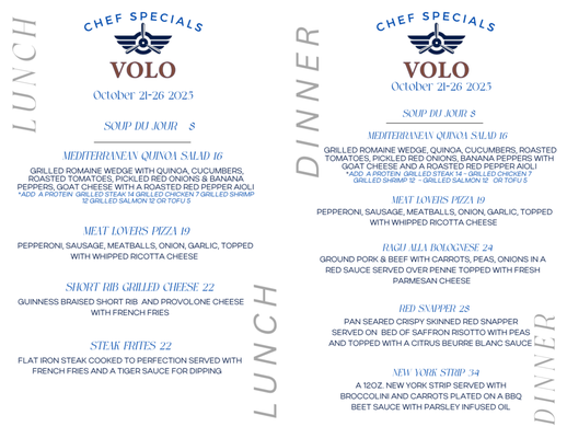 Menu photo 5 Volo Oxford, CT Menu photo 5 Volo Oxford, CT