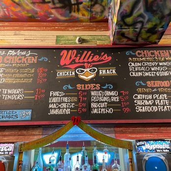 Willie's Chicken Shack - the menu - Soul Food Near Me - New Orleans, Louisiana