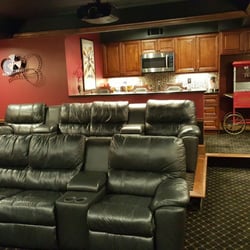Southern Cinema Design - Back view of theater room.
