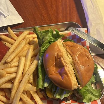 Antioch Taphouse - Classic cheese burger with fries - Burgers Near Me - Antioch, California Antioch Taphouse - Classic cheese burger with fries - Burgers Near Me - Antioch, California