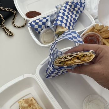 Alsham Mediterranean Kitchen - Chicken shawarma wrap - Mediterranean Near Me - Corona, California