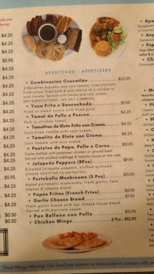 Menu photo 5 Cuscatlan Salvadorean Cuisine San Diego, CA Menu photo 5 Cuscatlan Salvadorean Cuisine San Diego, CA