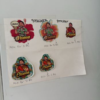 Papi’s Ohana - Stickers - Pizza Near Me - Lahaina, Hawaii