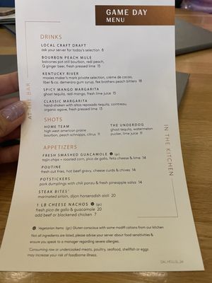 Menu photo 8 Moxies Dallas, TX