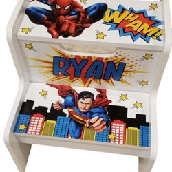 Purple Pumpkin Gifts - Superhero Step Stool