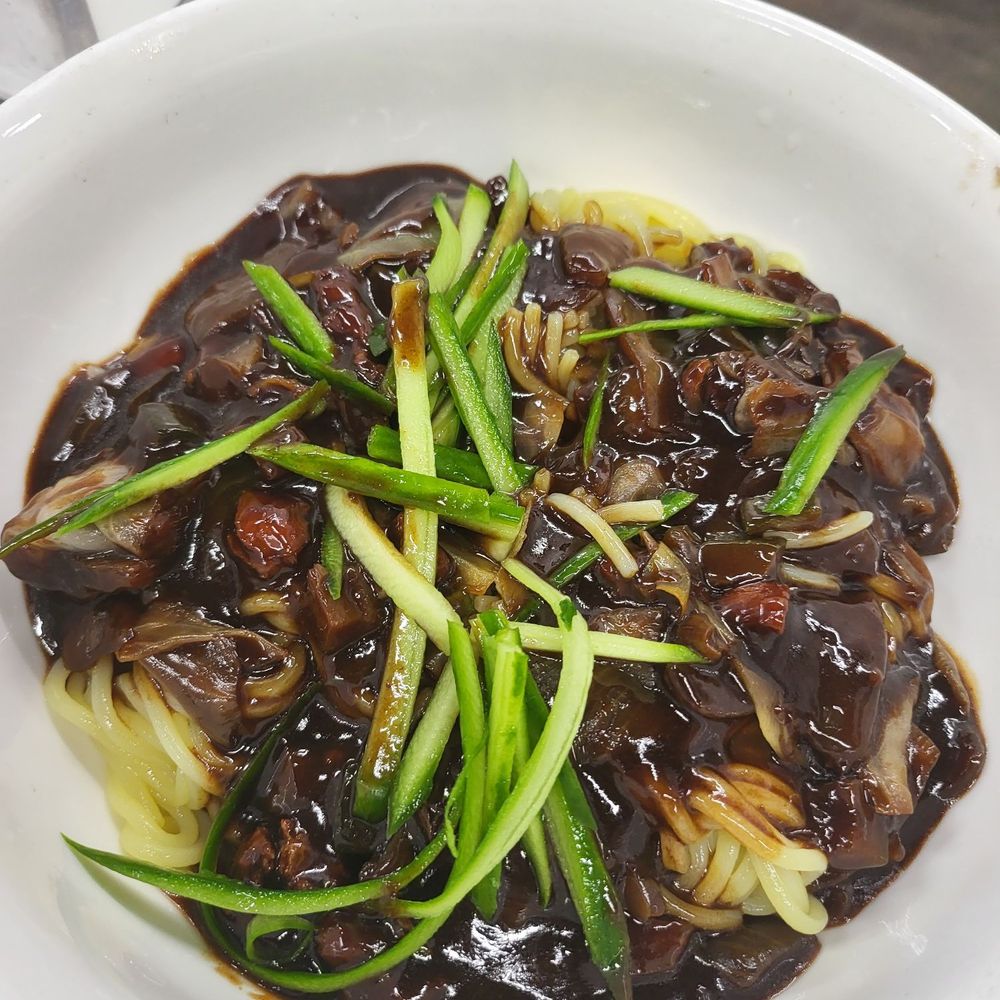 Yoo's Place - Deep, glossy, savory jjajjangmyeon done right. - Korean Near Me - Irvine, California
