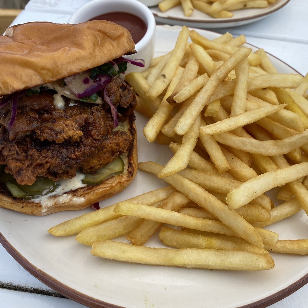 Great White - Fried Crispy Chicken Sandwich - Cafes Near Me - Los Angeles, California Great White - Fried Crispy Chicken Sandwich - Cafes Near Me - Los Angeles, California