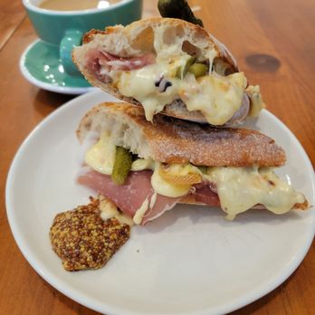 Pavé - Raclette with added Prociutto. Grown son loved it! - Bakeries Near Me - New York, New York Pavé - Raclette with added Prociutto. Grown son loved it! - Bakeries Near Me - New York, New York