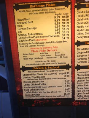 Menu photo 6 Smokehouse Lindsay, TX