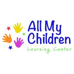 All My Children Learning Center - All My Children Learning Center logo with colorful handprints and stars to the left