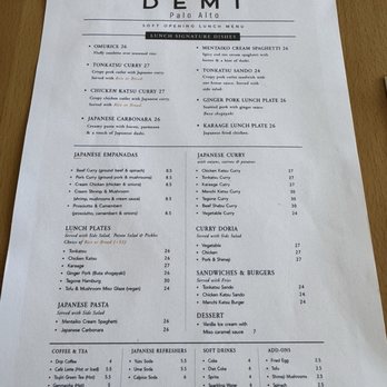 DEMI - Japanese Near Me - Palo Alto, California