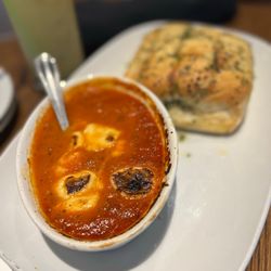 Meatball Eatery & Libations - Fresh Mozzarella Balls with Garlic Ciabatta Loaf