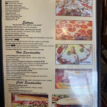 Patagonia Empanadas - Menu as of November 2019 - Empanadas Near Me - Orange, California