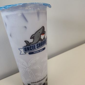 Uncle Sharkii Poke Bar - Taro Milk Tea. It was good too! - Poke Near Me - Vacaville, California