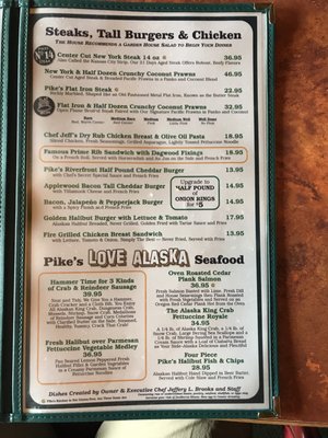 Menu photo 8 Pike's Landing Fairbanks, AK Menu photo 8 Pike's Landing Fairbanks, AK