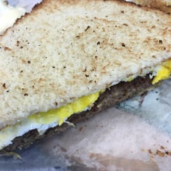 Livermush sandwich