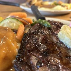 Ramblin Jacks Rib Eye - Smoked Ribeye with Bourbon Pecan Butter