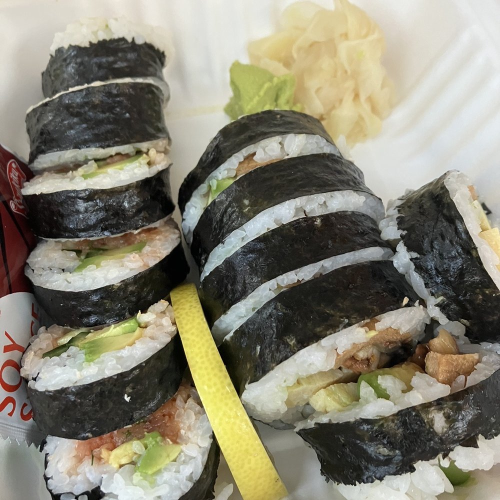 Futomaki ($12), Spicy Tuna ($10) Futomaki ($12), Spicy Tuna ($10)