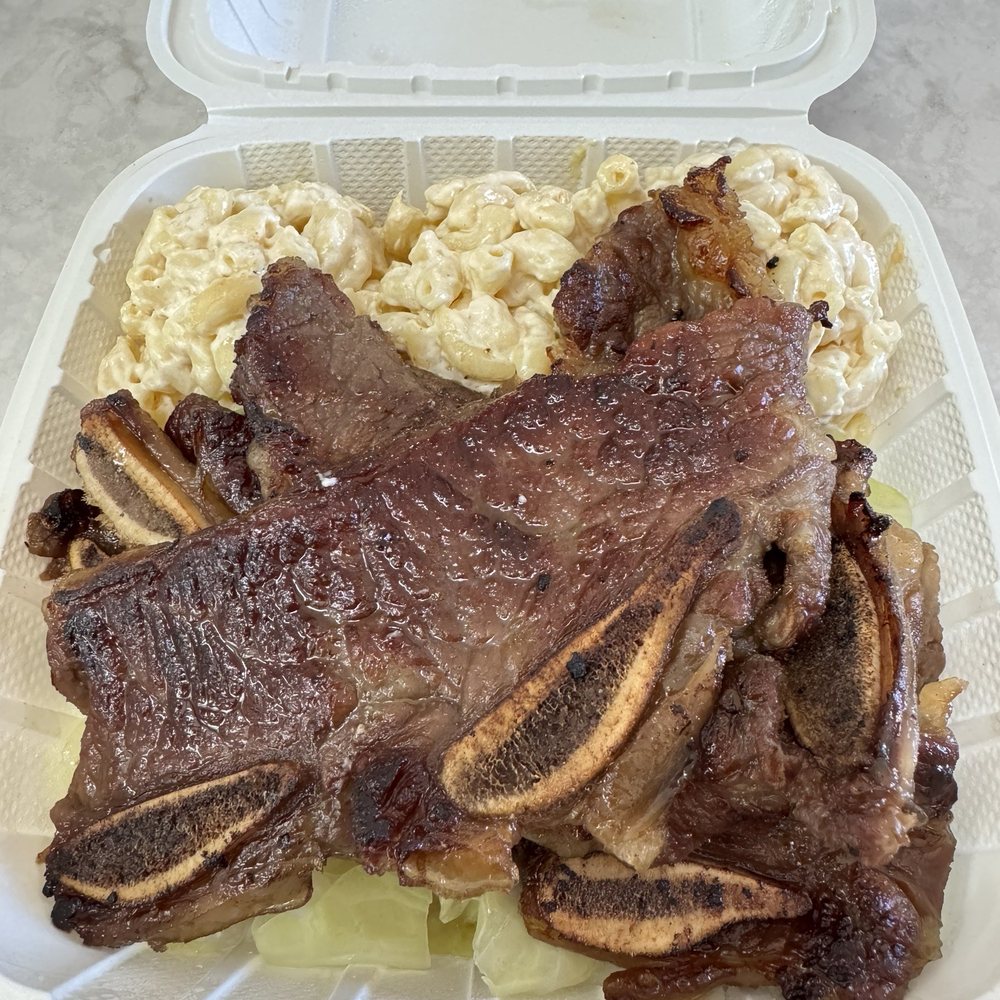 Luau Grill - Kalbi Short Ribs plate - Hawaiian Near Me - Bakersfield, California Luau Grill - Kalbi Short Ribs plate - Hawaiian Near Me - Bakersfield, California