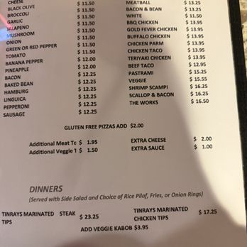 Tinray's Pizza Cafe - Menu - Pizza Near Me - Brockton, Massachusetts Tinray's Pizza Cafe - Menu - Pizza Near Me - Brockton, Massachusetts