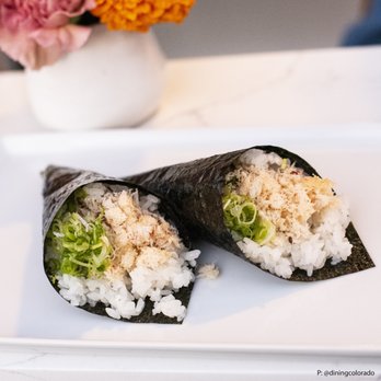 Blofish - two pieces of sushi on a plate - Sushi Bars Near Me - Boulder, Colorado
