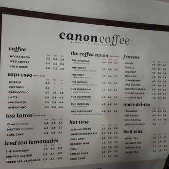 Canon Coffee - Coffee & Tea Near Me - Apopka, Florida