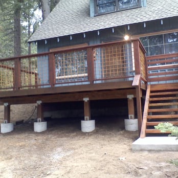 Chris Hatton Construction - a deck and stairs - General Contractors Near Me - Tahoma, California