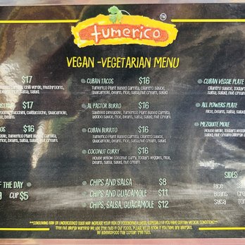 Tumerico - Regular items - Vegan Near Me - Tucson, Arizona