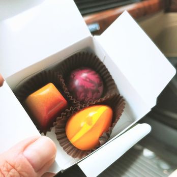 Norman Love Confections - Peanut butter and jelly, raspberry and rose, and yuzu mango. So good . . . - Chocolatiers & Shops Near Me - Naples, Florida