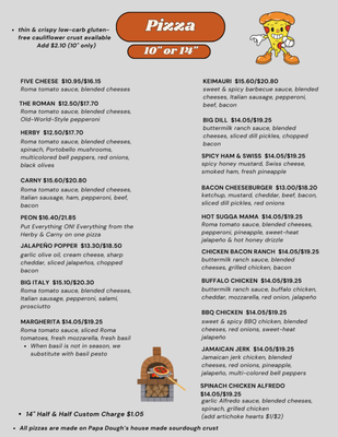 Menu photo 1 Papa Dough's Bay Springs, MS Menu photo 1 Papa Dough's Bay Springs, MS