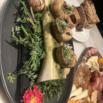 Wally's - Escargot over Bone Marrow - New American Near Me - Santa Monica, California Wally's - Escargot over Bone Marrow - New American Near Me - Santa Monica, California