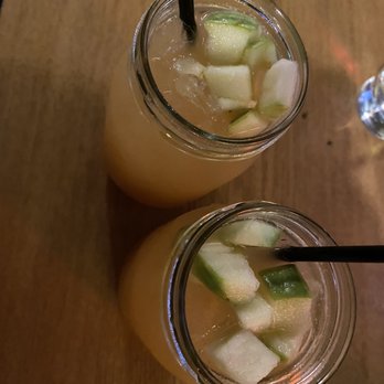 Havana Cafe - Looked like green apple but texture of pear lol... Eating the fruit after drinking the sangria is the best part, needs more fruit - Spanish Near Me - Bronx, New York