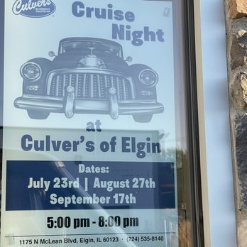 Culver's - Burgers Near Me - Elgin, Illinois