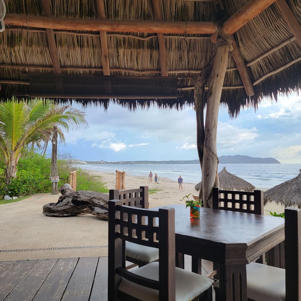 Litibu Grill - View from our table - 7pm seating - Beach Bars Near Me - Higuera Blanca, NAY Litibu Grill - View from our table - 7pm seating - Beach Bars Near Me - Higuera Blanca, NAY