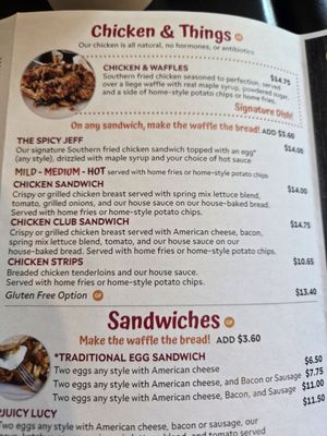 Menu photo 1 The Sloppy Waffle Newington, CT Menu photo 1 The Sloppy Waffle Newington, CT