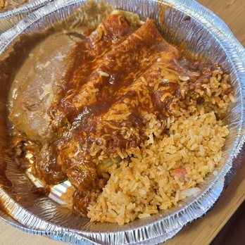 Taquitos Feliz - Chicken enchilada chipotle. So good! Chicken was not dry at all! - Food Trucks Near Me - Seattle, Washington