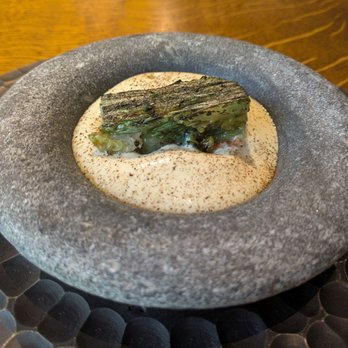 L'Enclume - @endoedibles on Instagram 07/01/26 Little gem lettuce with fig leaves and fermented vegetables, Lamb sweetbreads, hen of the woods - French Near Me - Cartmel, CMA L'Enclume - @endoedibles on Instagram 07/01/26 Little gem lettuce with fig leaves and fermented vegetables, Lamb sweetbreads, hen of the woods - French Near Me - Cartmel, CMA