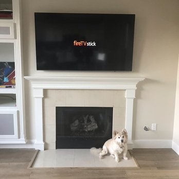 James Rose Electric - TV mounted! Doggo approved. Notice the holes in other pictures have magically disappeared thanks to James recommended drywall guy. - Lighting Fixtures & Equipment Near Me - Thousand Oaks, California James Rose Electric - TV mounted! Doggo approved. Notice the holes in other pictures have magically disappeared thanks to James recommended drywall guy. - Lighting Fixtures & Equipment Near Me - Thousand Oaks, California