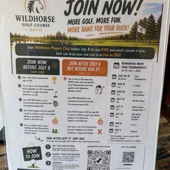 Wildhorse Golf Club - Advertising for the golf course - Golf Near Me - Davis, California Wildhorse Golf Club - Advertising for the golf course - Golf Near Me - Davis, California