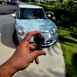 Lock Busters - Mini Cooper all-keys-lost key fob made and programmed on site in Fontana, CA by Lock Busters.