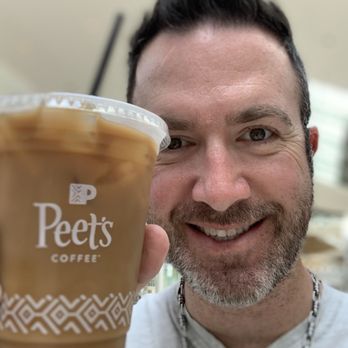 Peet's Coffee - Iced coffee with almond milk and one raw sugar. - Coffee & Tea Near Me - Roseville, California Peet's Coffee - Iced coffee with almond milk and one raw sugar. - Coffee & Tea Near Me - Roseville, California