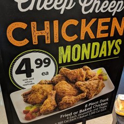 Monday fried chicken special.