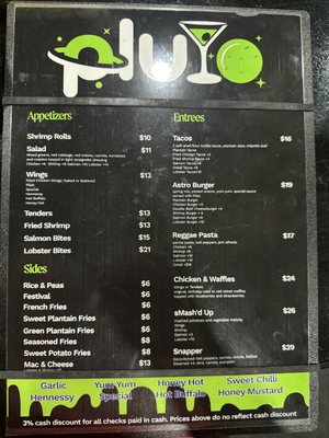 Menu photo 2 Pluto Lounge New York, NY Menu photo 2 Pluto Lounge New York, NY