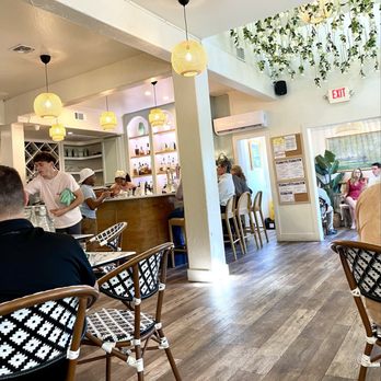 Sunny's - Entrance on the right, bar on the left. Cute place - Breakfast & Brunch Near Me - Boerne, Texas
