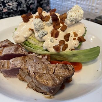 Blu Point Seafood Co - Wedge Salad with Tuna - Seafood Near Me - Staunton, Virginia Blu Point Seafood Co - Wedge Salad with Tuna - Seafood Near Me - Staunton, Virginia